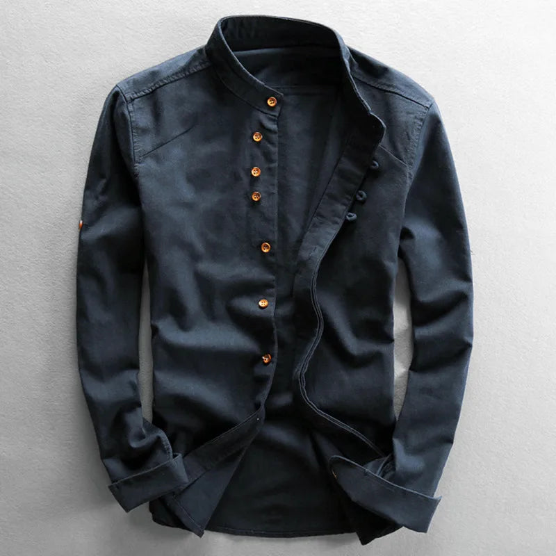 Premium Grandad Collar Shirt