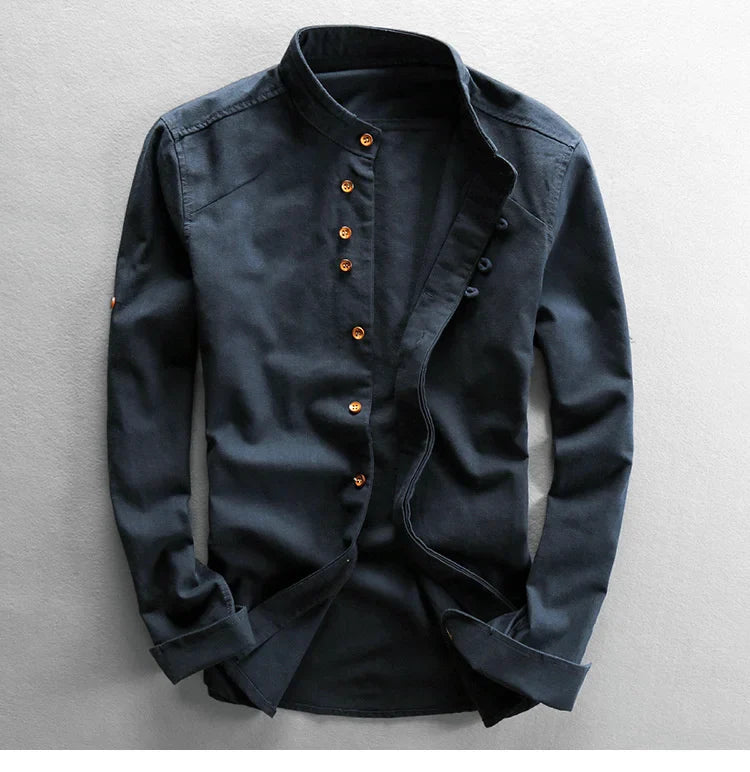 Premium Grandad Collar Shirt